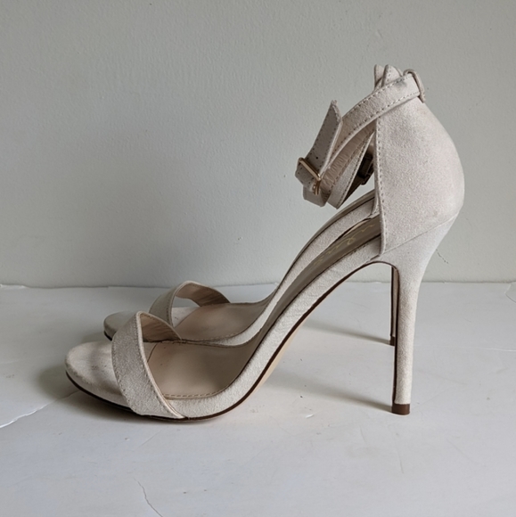 Lulu's White Ivory Strappy Heels Sandals - Picture 3 of 8